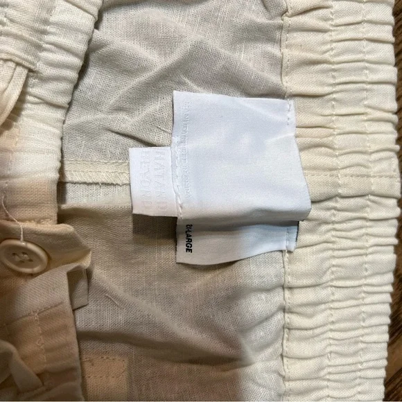 cream linen pant 2XL hatandbeyond - Picture 5 of 8
